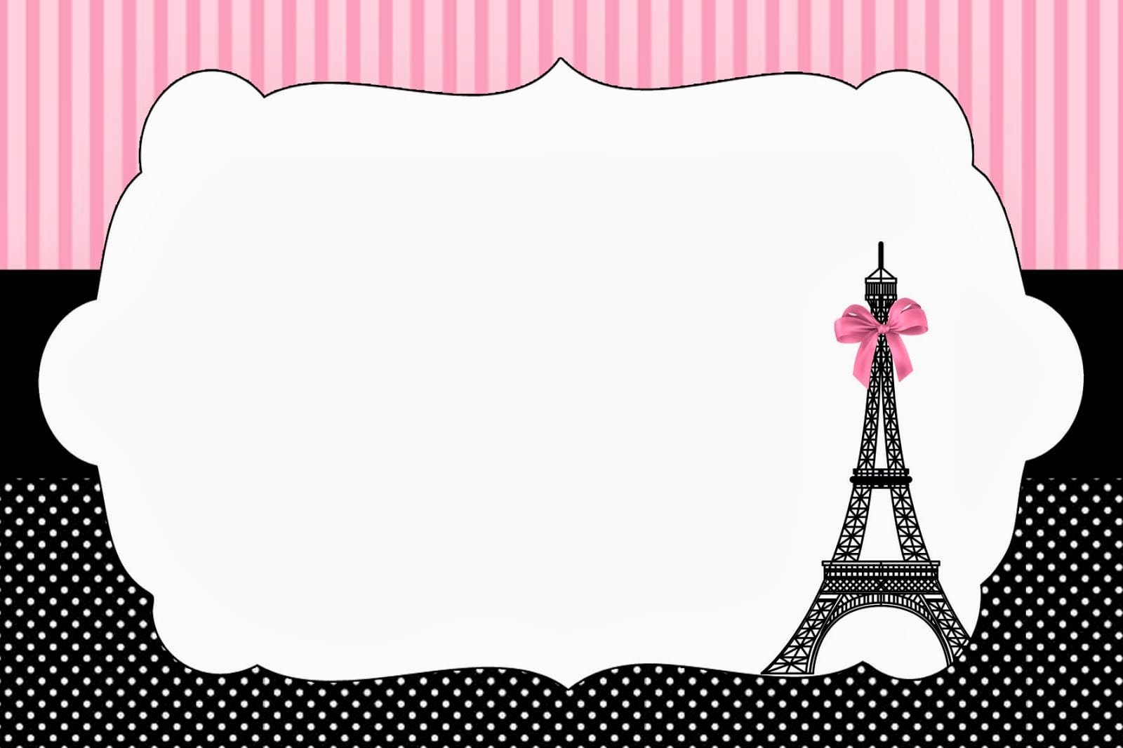 Paris  Invitations And Free Party Printables