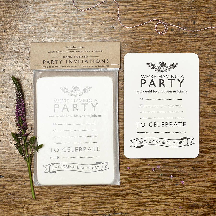Party Invitations Uk