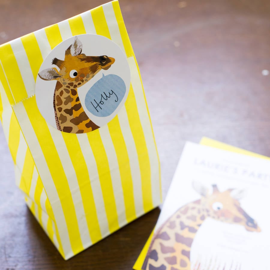 Personalised Children's Giraffe Party Invitations By Kate Slater