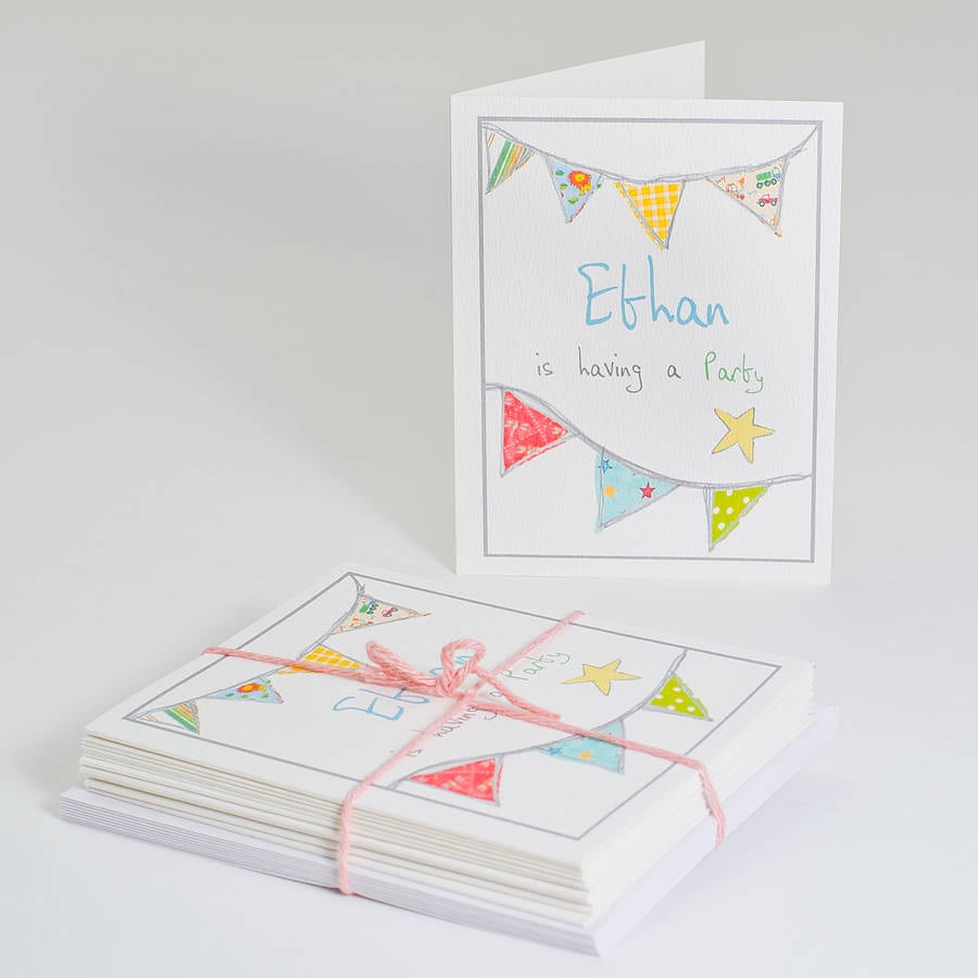 Personalised Children's Party Invitations By Violet Pickles