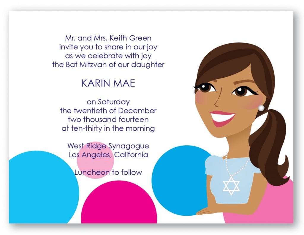 Personalize Your Bar & Bat Mitzvah Invitations & Hanukkah Cards