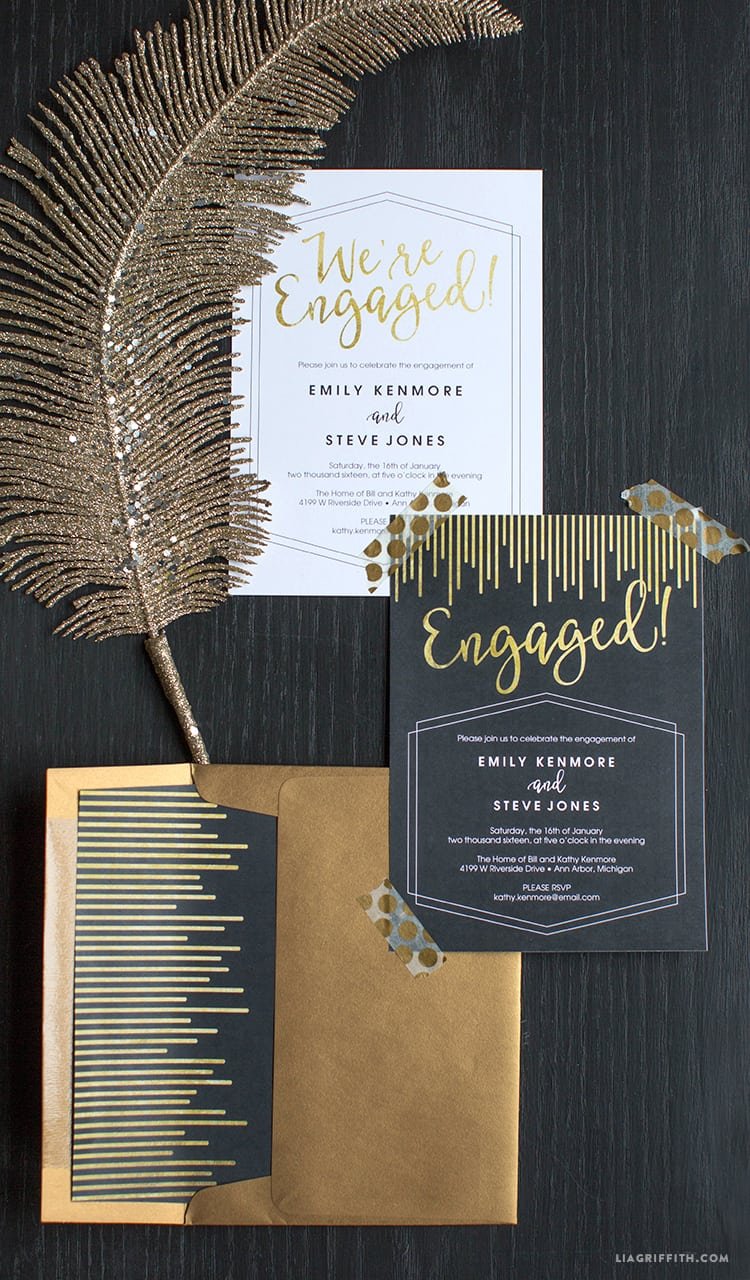 Printable Engagement Party Invitations