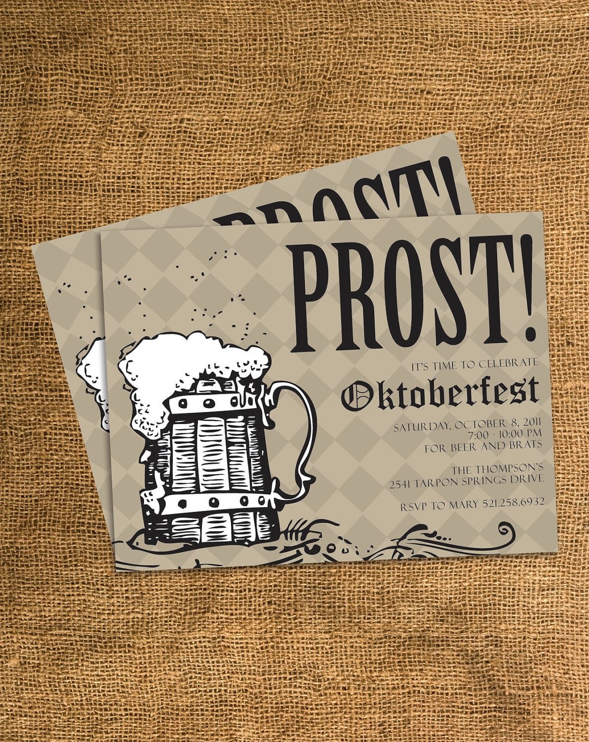 Printable Oktoberfest Party Invitation