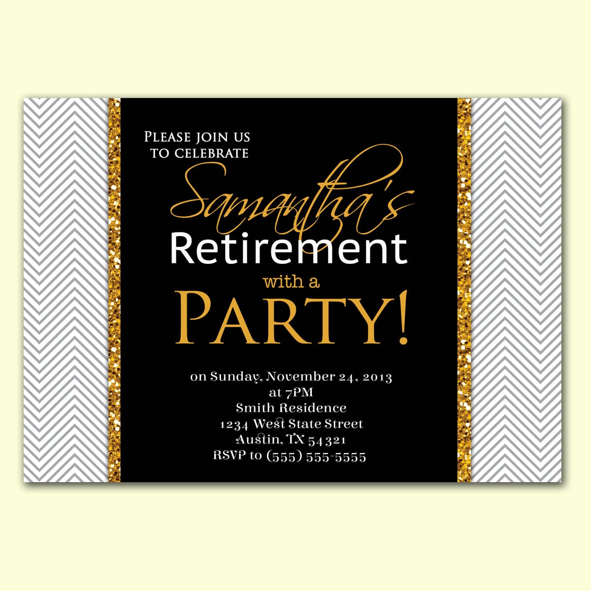 Retirement Party Invitation Template