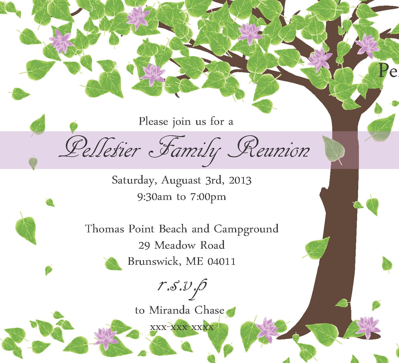 Reunion Invitation