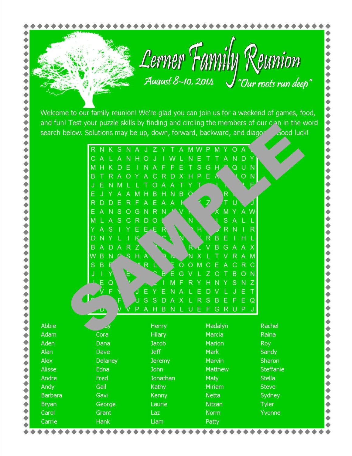 Reunion Invitation