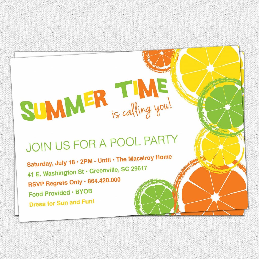 Rsvp For Birthday Party Invitation