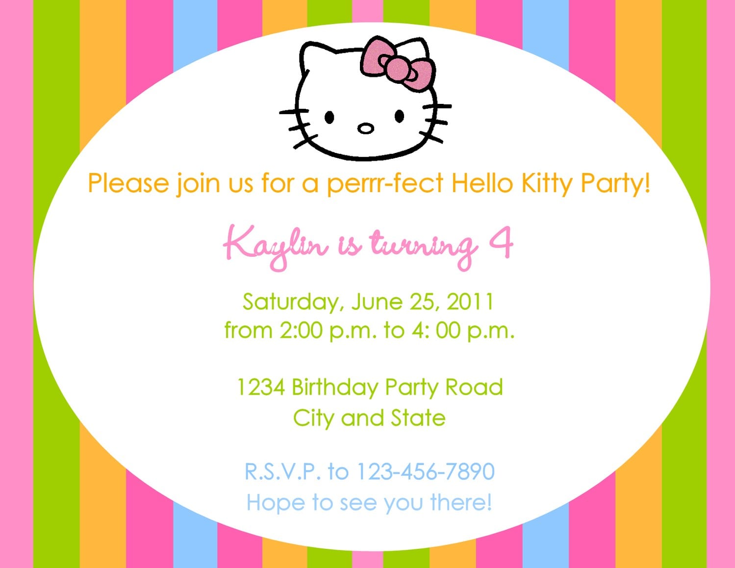 Sample Invitation Card For Birthday Party Elegant Sample