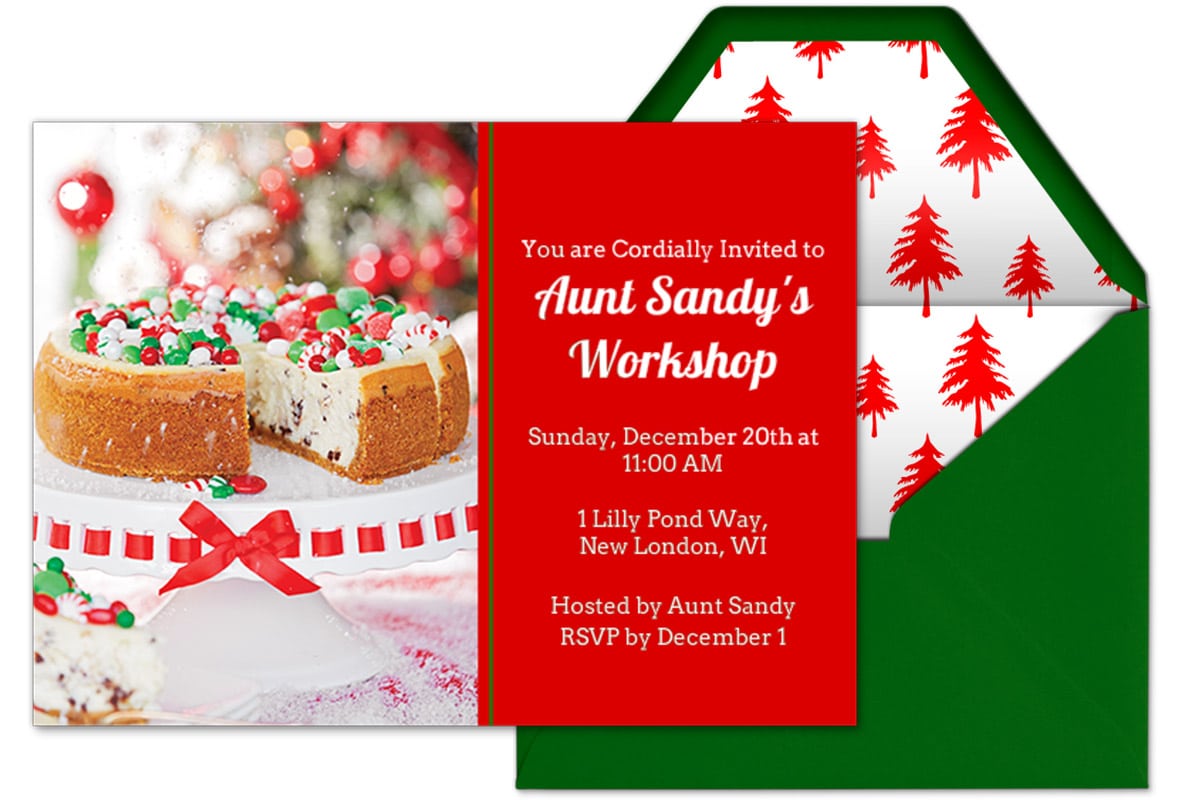 Sandra Lee’s Holiday Invitations And Thank