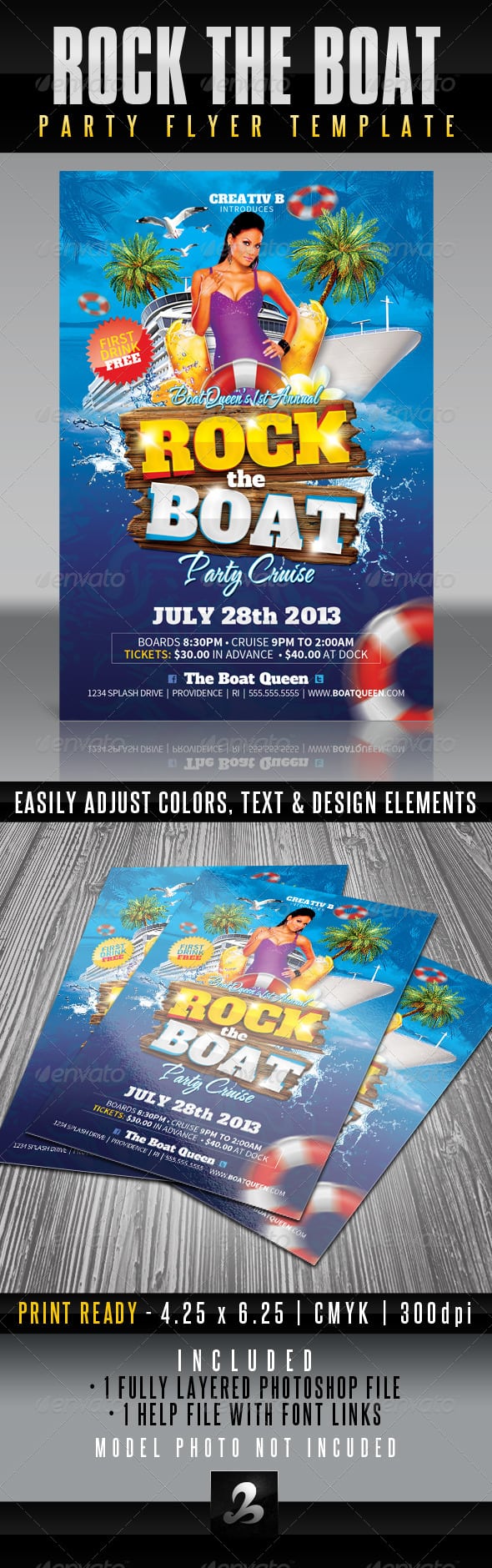 Showing Post & Media For Birthday Yacht Party Flyer