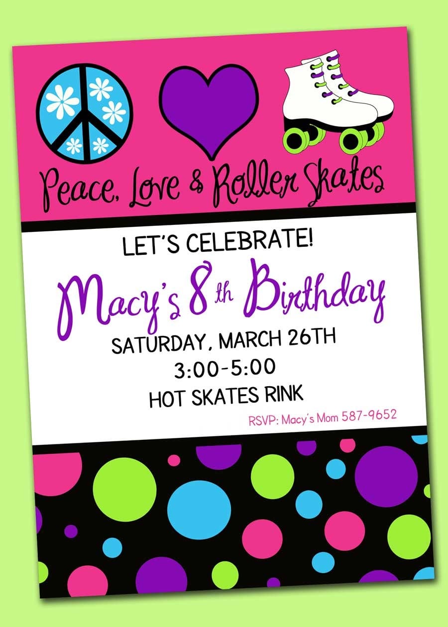 Showing Post & Media For Roller Skating Invitation Ideas