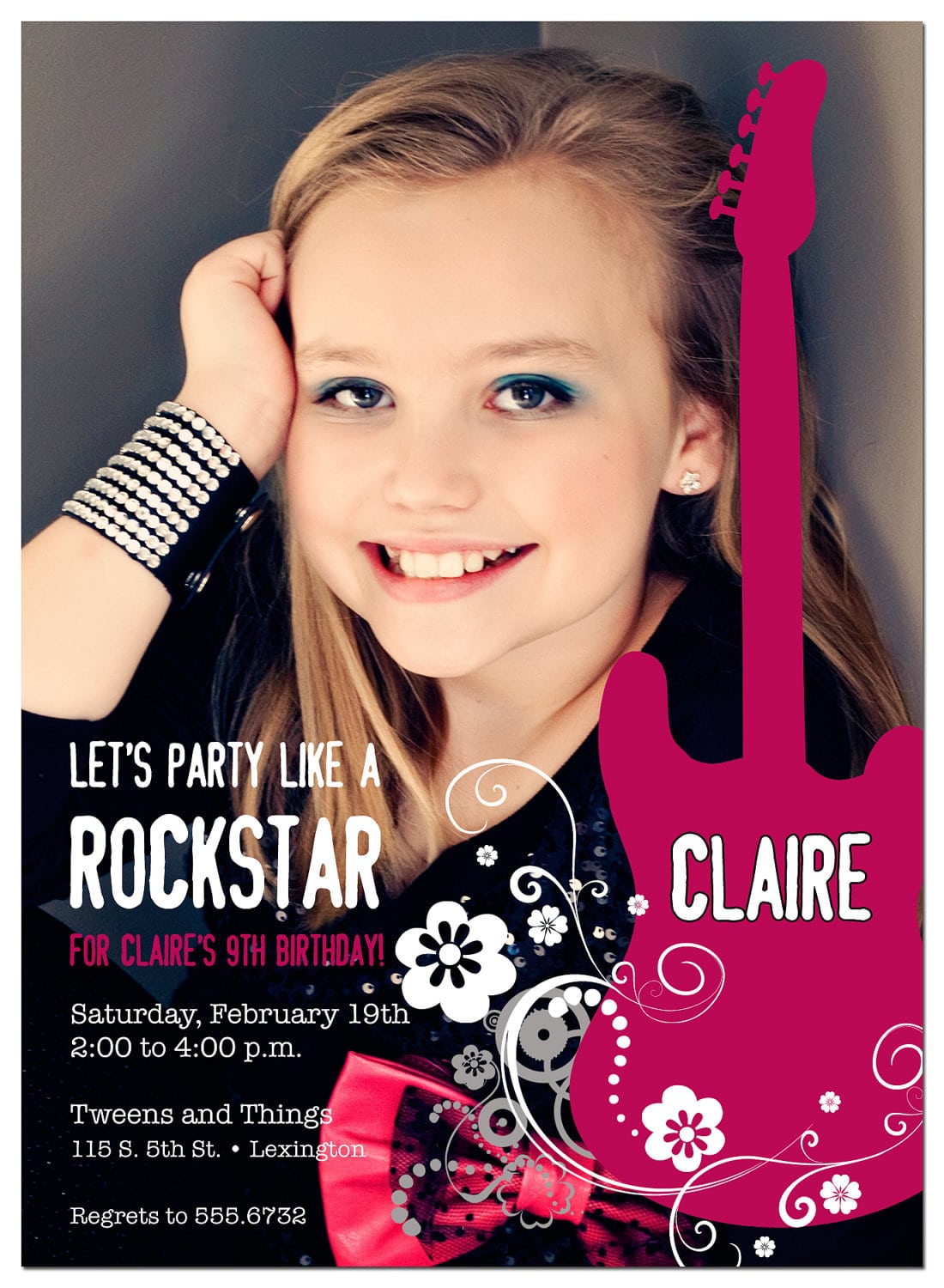 Similiar Like A Rock Star Birthday Party Invitations Keywords