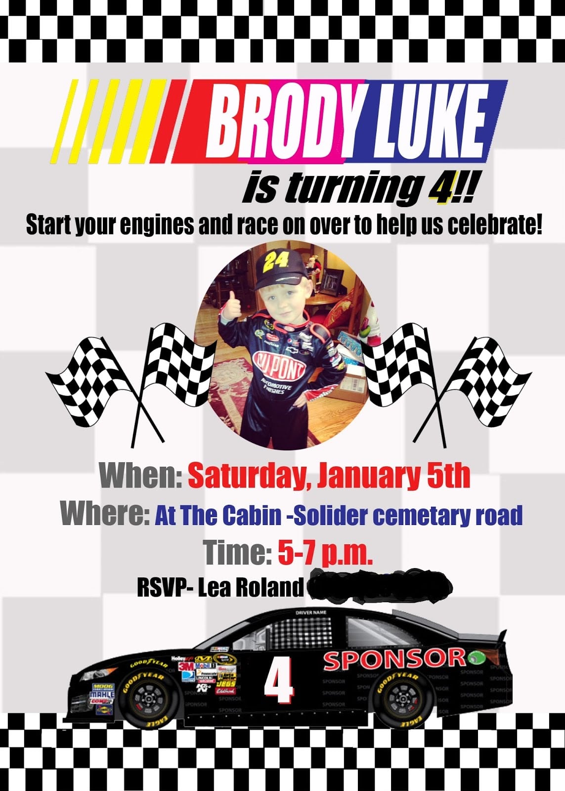 Similiar Nascar Party Invitations Keywords