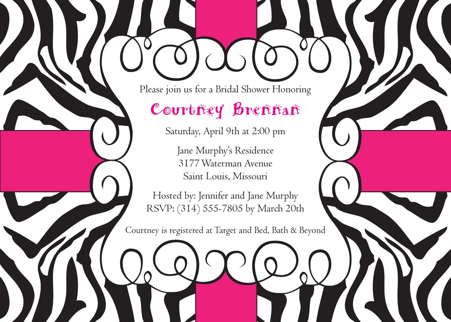 Similiar Zebra Print Templates For Word Keywords