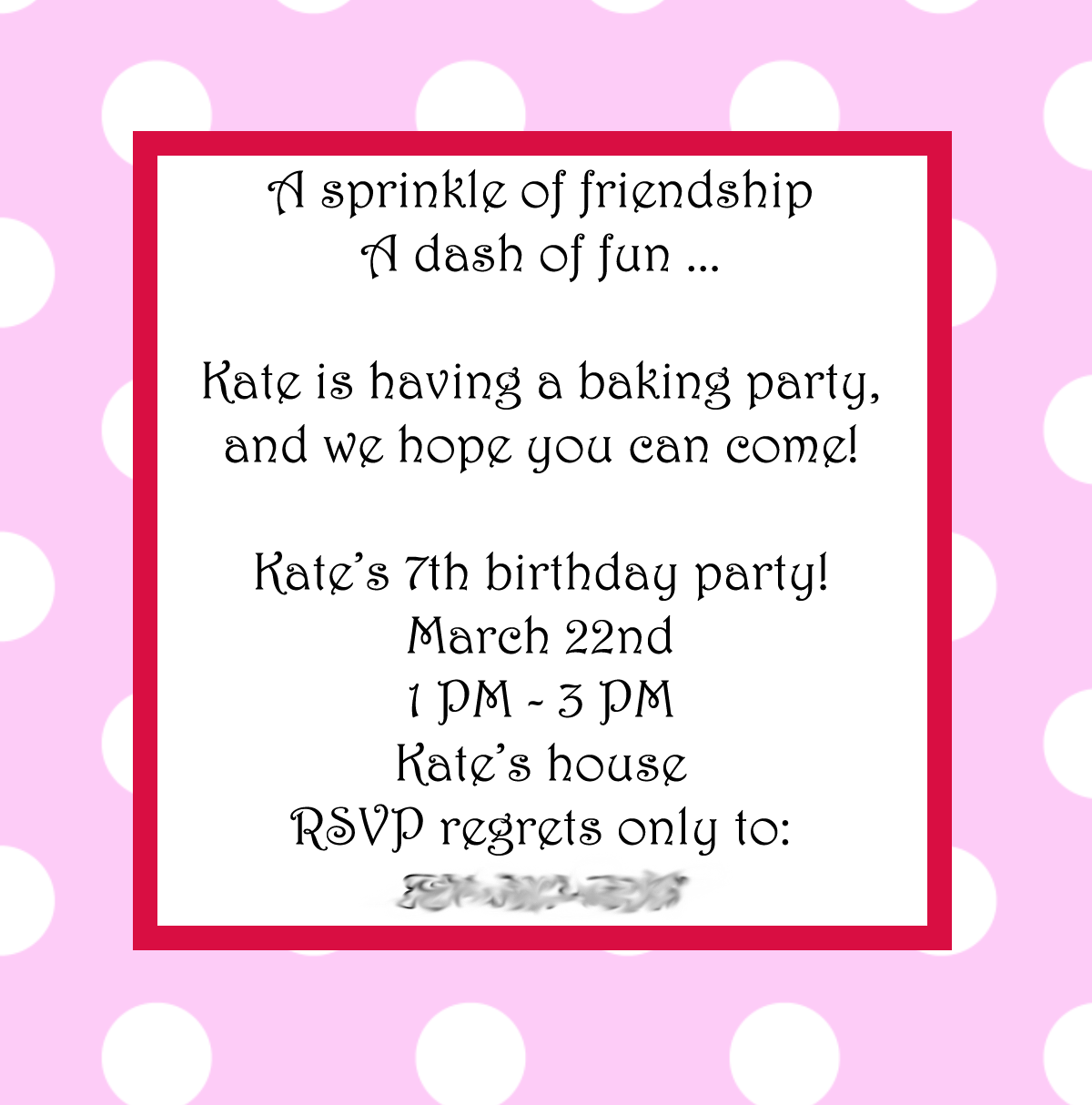 Simple Baking Birthday Party Ideas By Simplistically Sassy