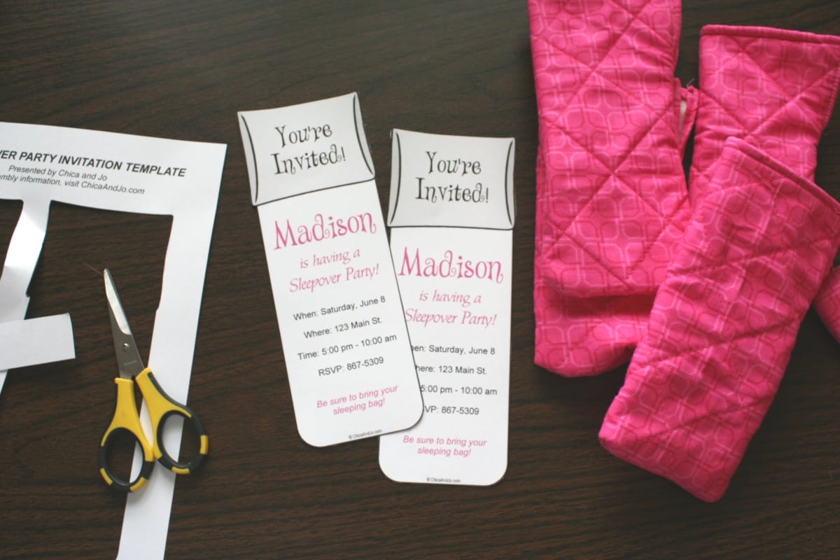 Slumber Party Invitations