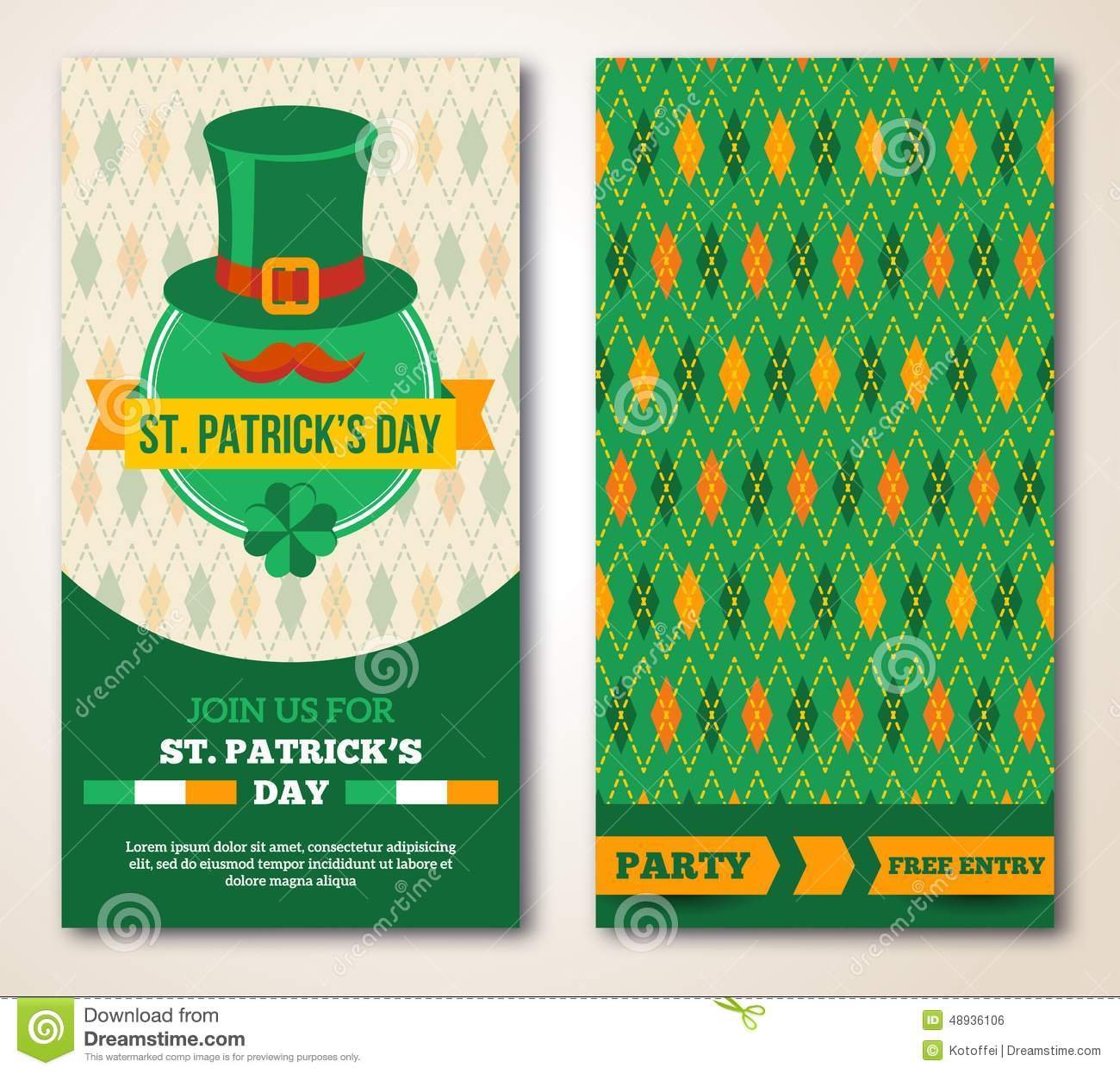 St Patrick's Day Party Invitations