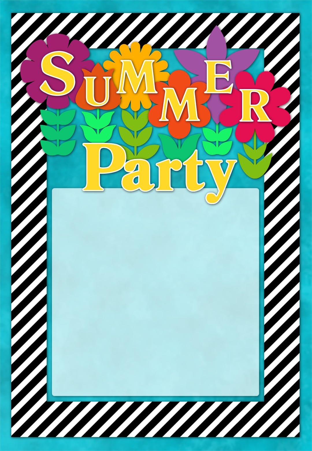 Summer  Party Invitation Free Printable Cards And Invitations For
