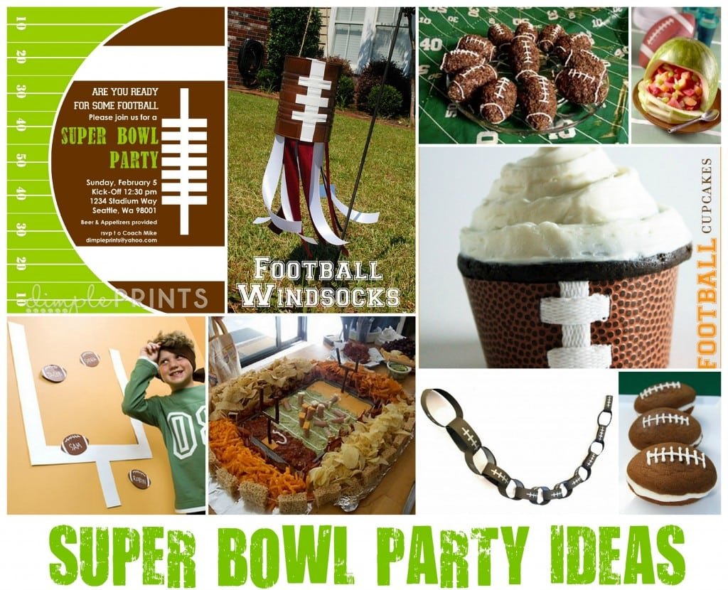Super Bowl Party Invitation Ideas