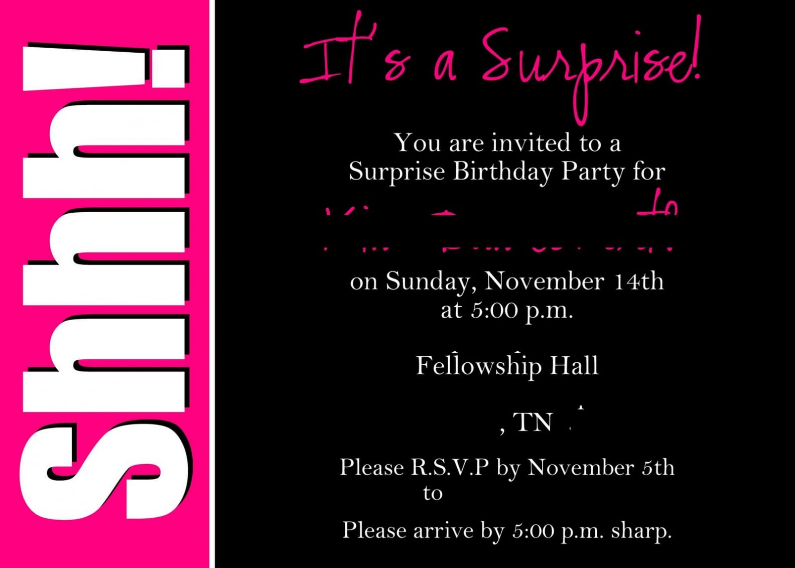 Surprise 50th Birthday Party Invitations Trends In 2017