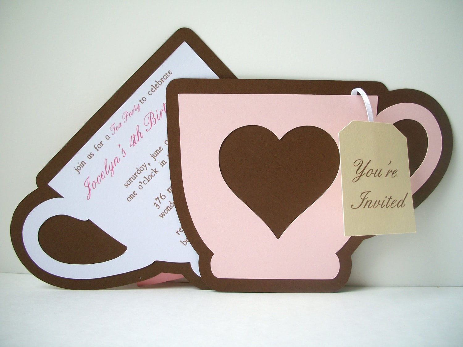 Tea Party Invitation Pack Of 10