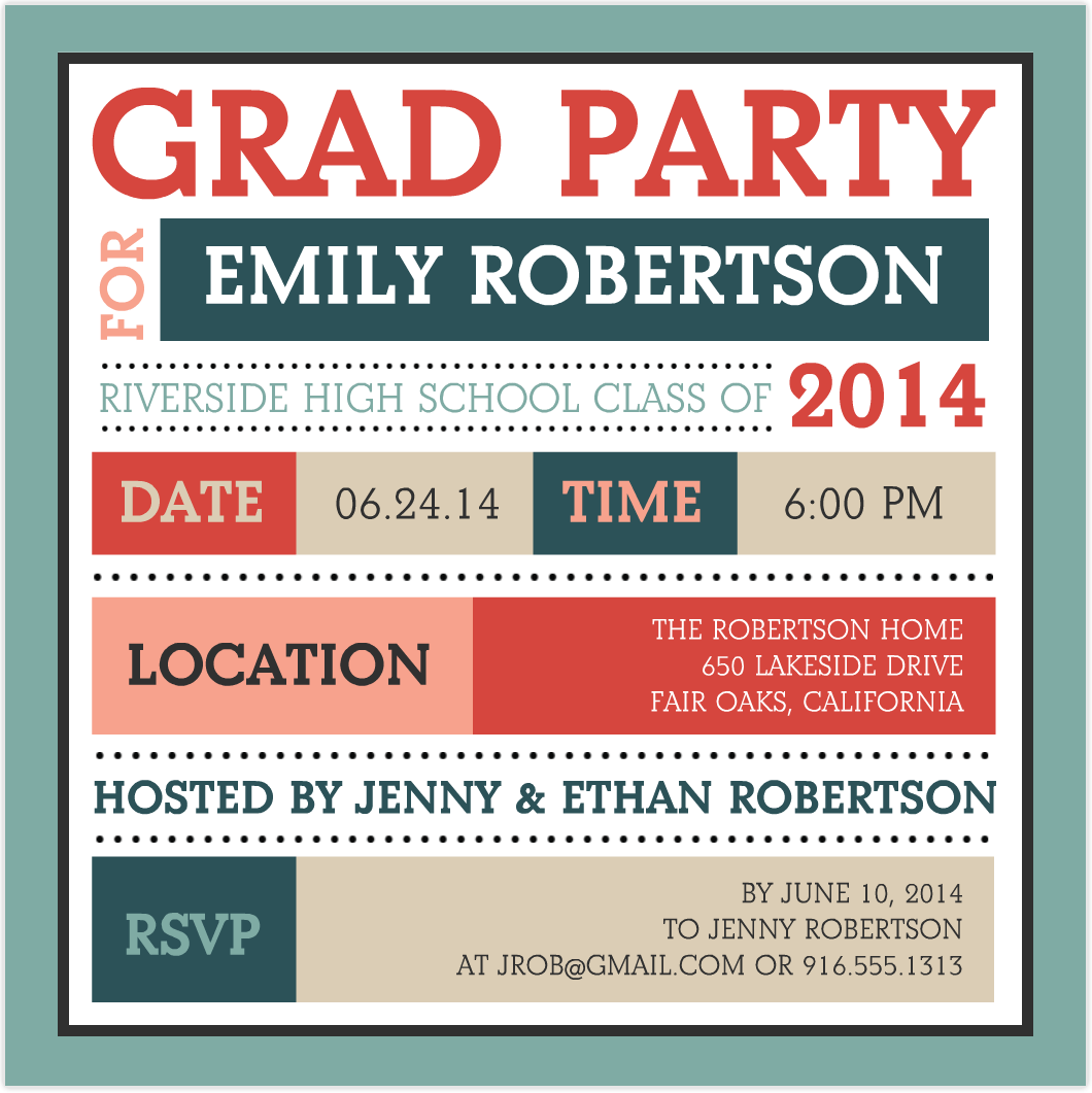 Themes Nice Looking Graduation Party Invitations Bulk With Photo