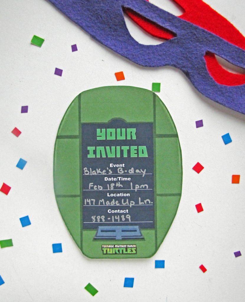 Tmnt Free Invitation Printable