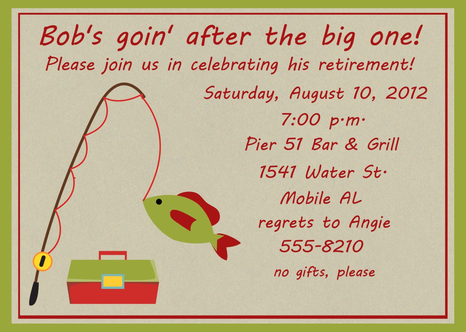 Vintage Retirement Party Invitation Template Wording  Party