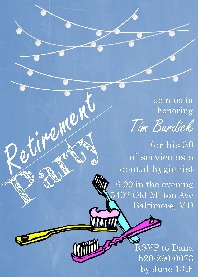 Watch More Like Male Retirement Party Invitations Templates