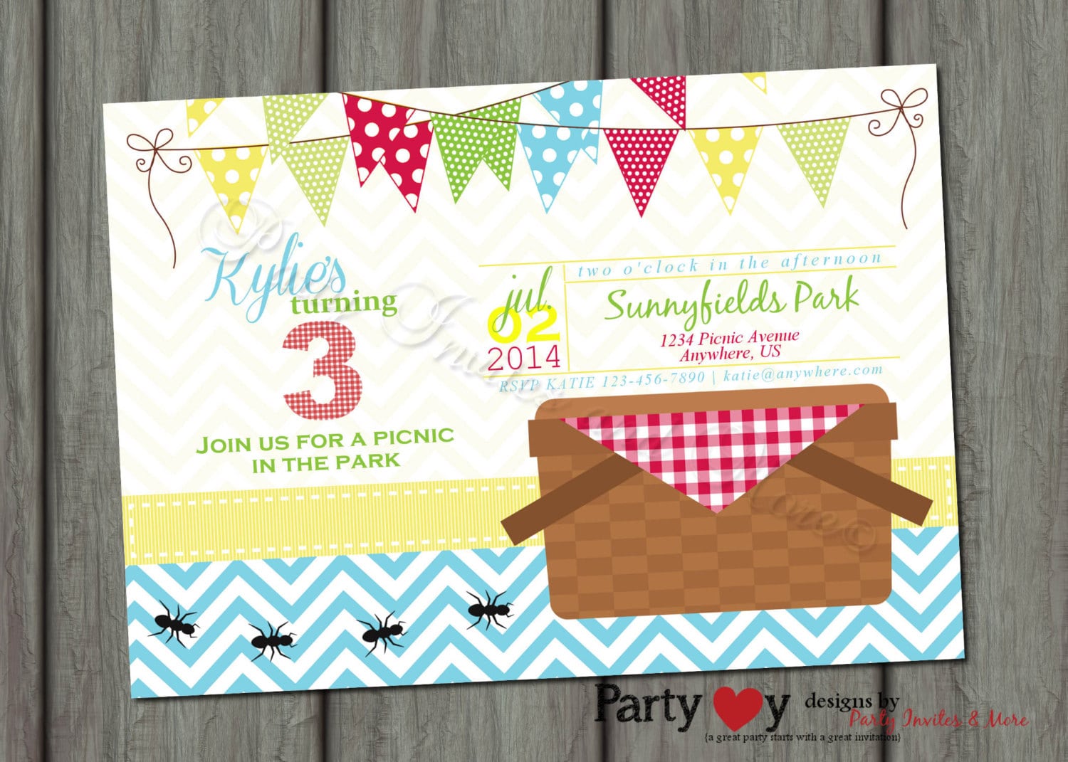 Watch More Like Picnic Party Invitations