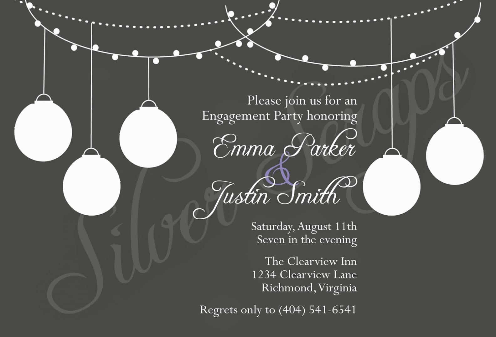 White Party Invitations 2017