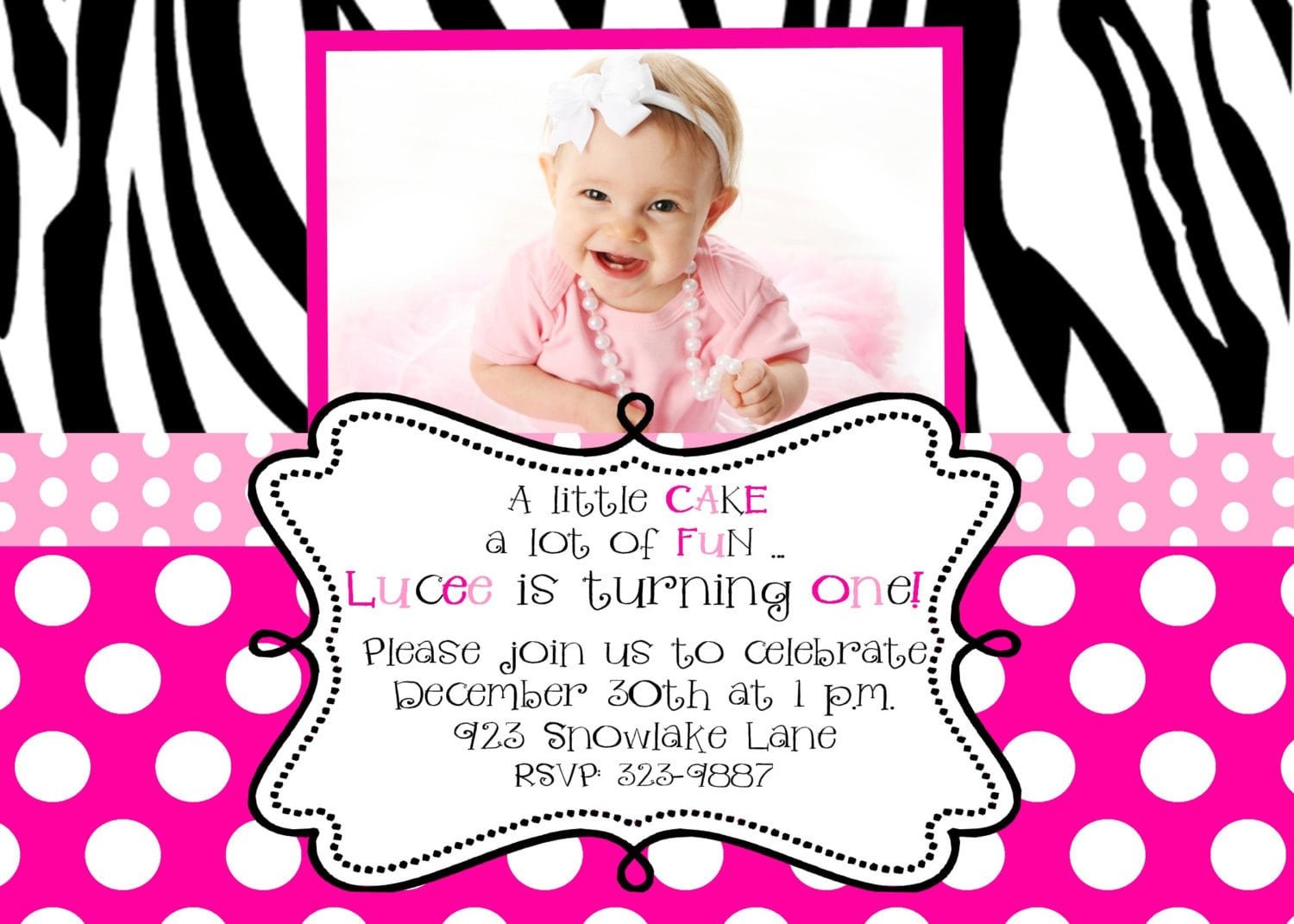 Zebra Birthday Party Invitations Digital Or By Noteablechic