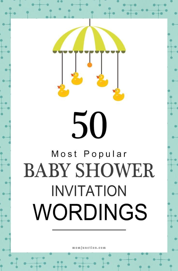 25+ Best Ideas About Baby Shower Invitation Wording On Pinterest