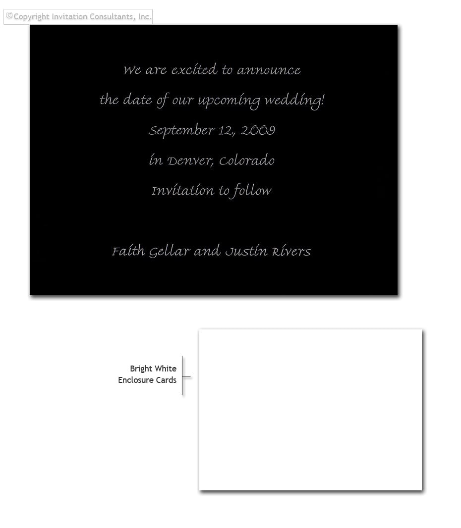Black Tie Invitation Template