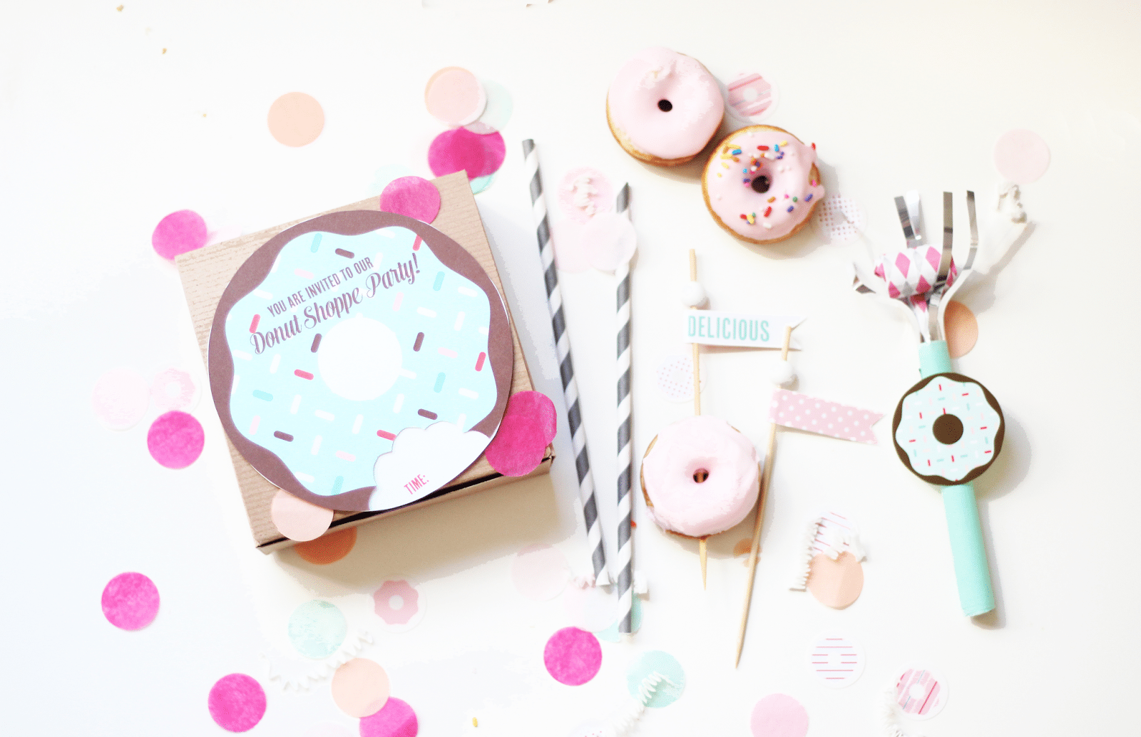 Bright & Bold  Donut Party