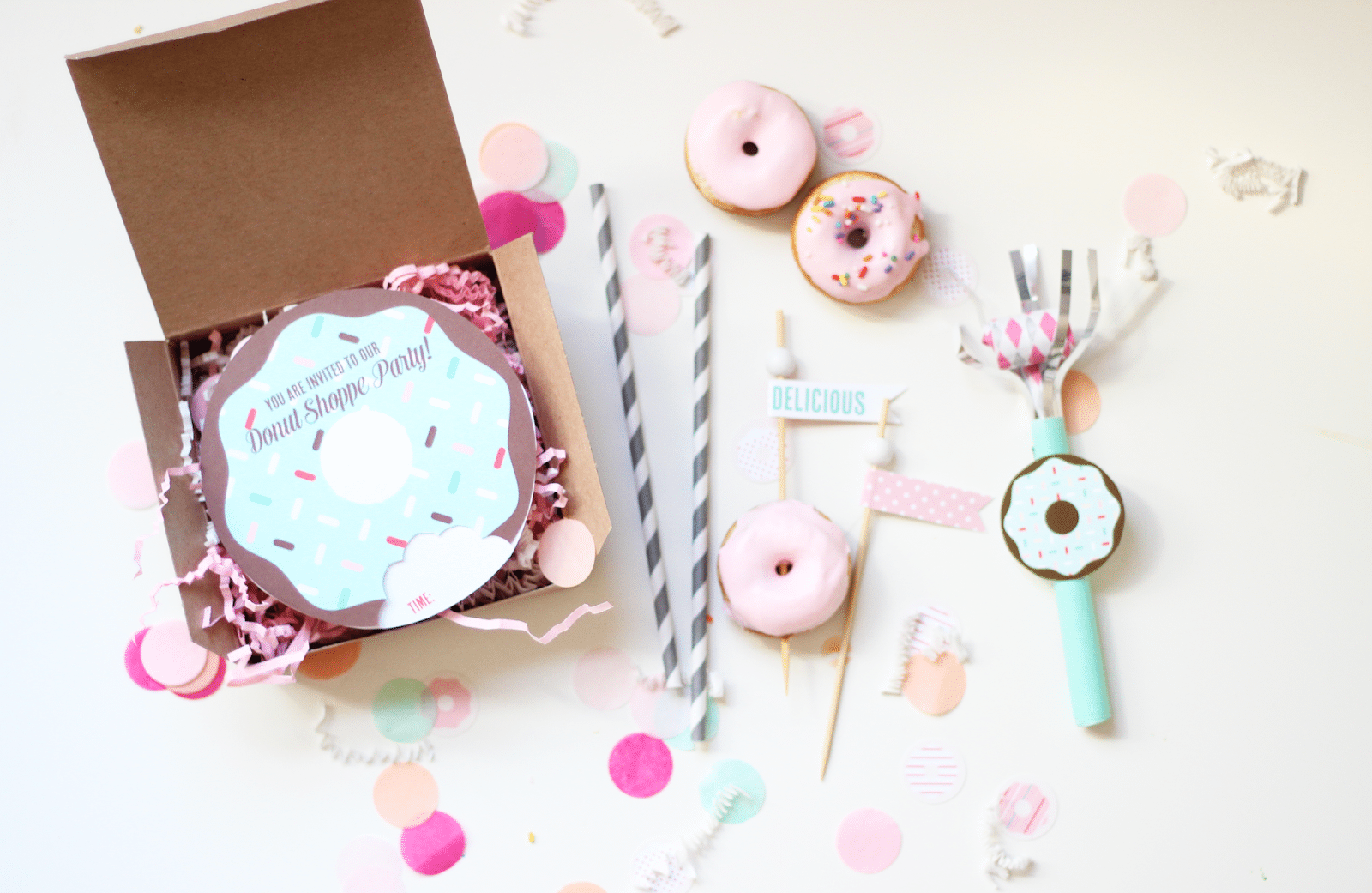 Bright & Bold  Donut Party