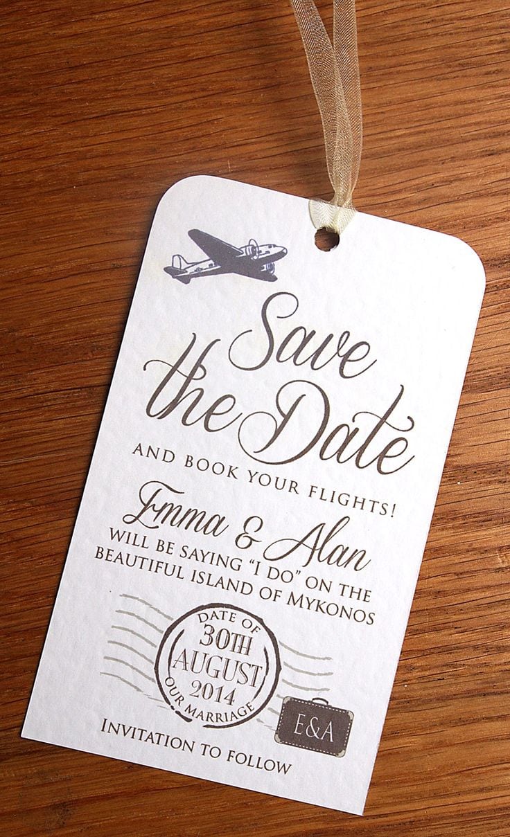 Brown Background Invitations Expect Arrival Funny Party