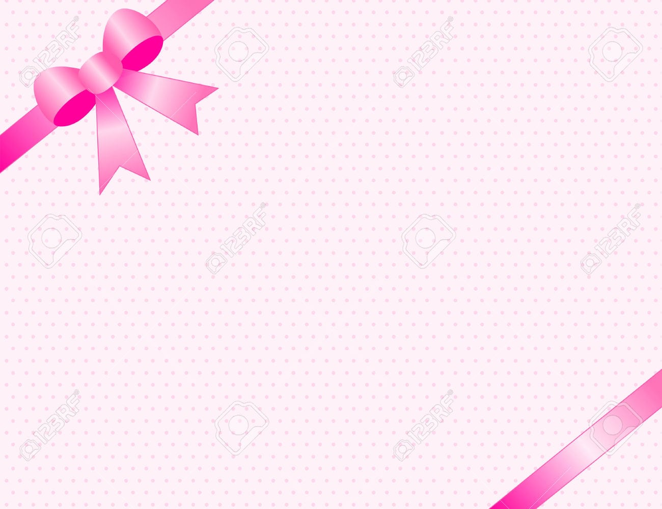 Cute Baby Girl Arrival Card  Party Invitation Background With
