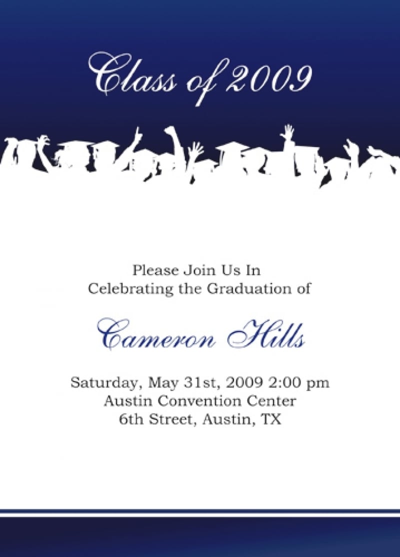 Funny Graduation Party Invitation Templates
