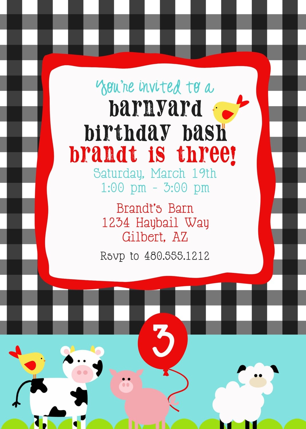 Printable Party Invitation