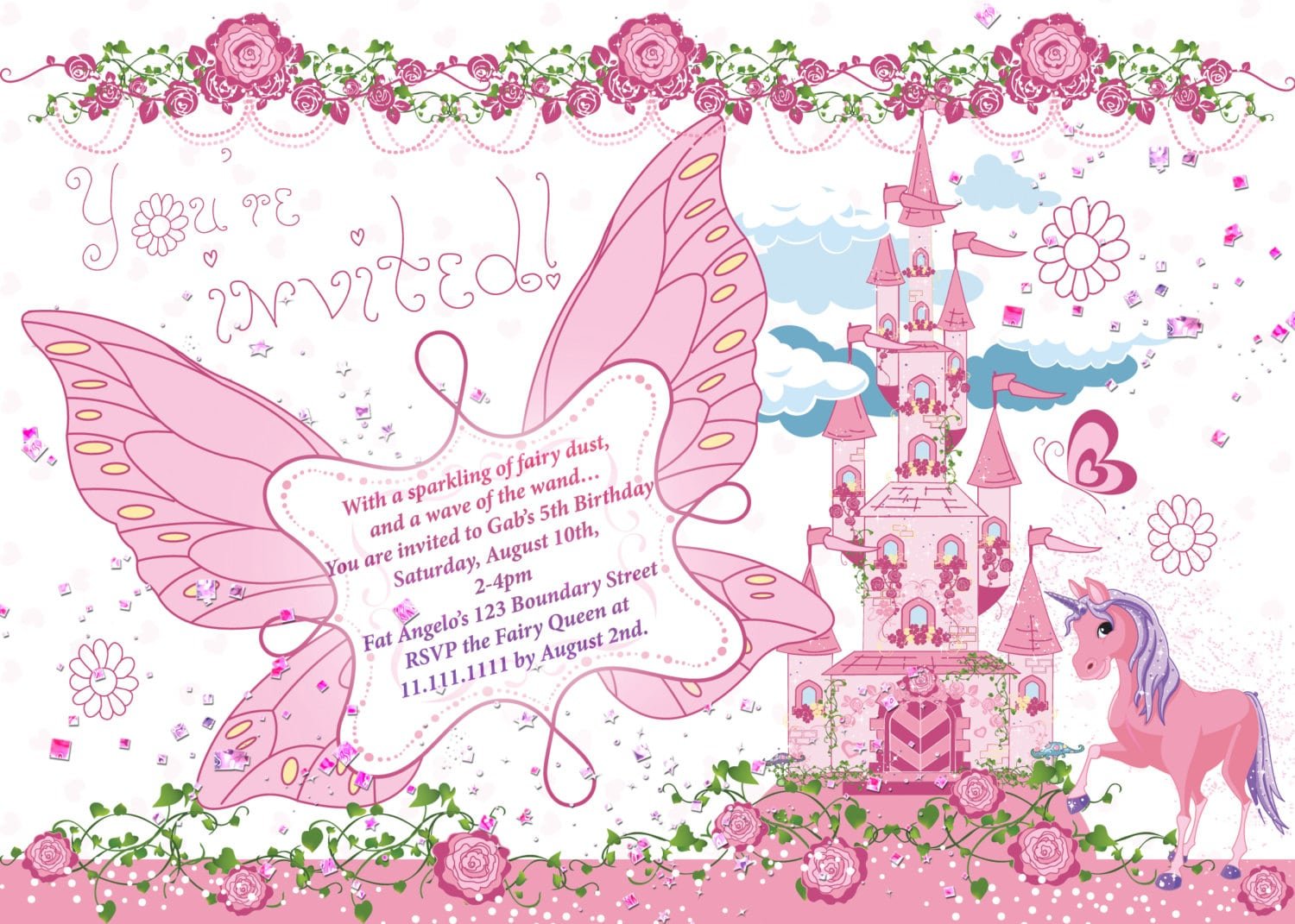 Fairy Princess Party Fairy Birthday Party Fairy Castle