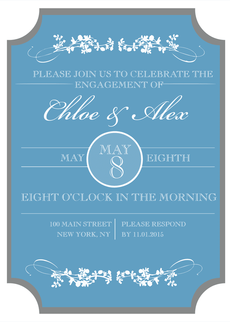 9 Free, Printable Engagement Party Invitations