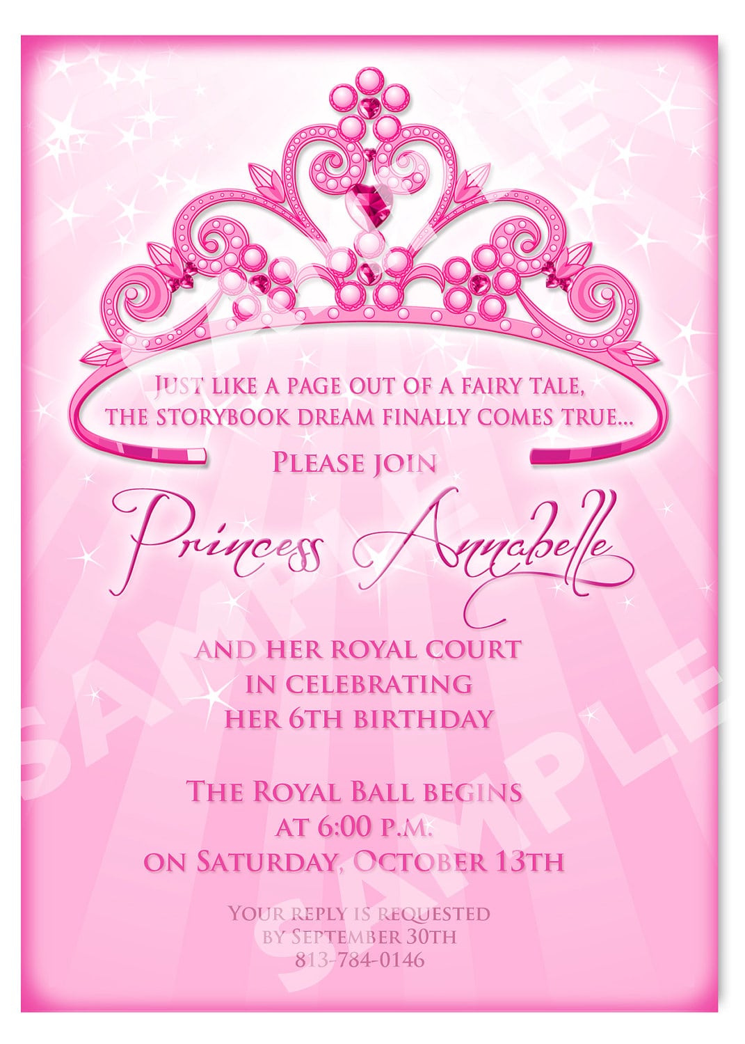 Amazing Princess Birthday Party Invitations Trends
