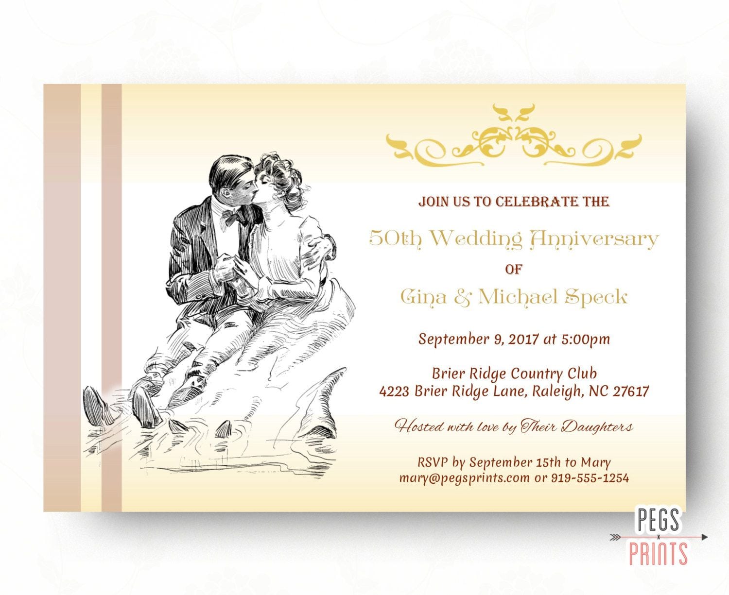 Anniversary Dinner Invitations   Anniversary Dinner Party