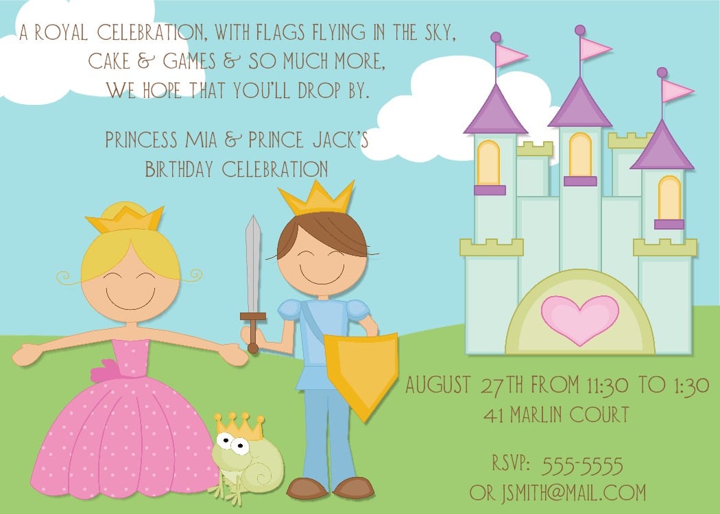 Bear River Photo Greetings  New! Prince And Princess Invitations