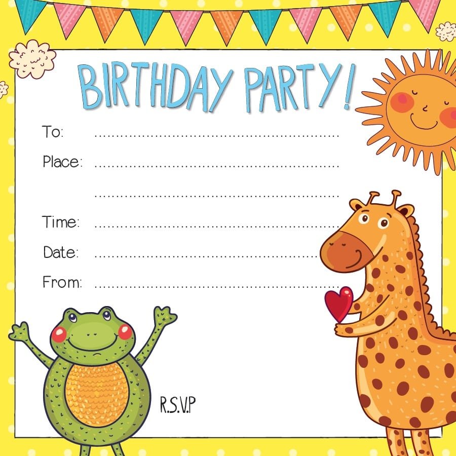 Children's Party Invitations