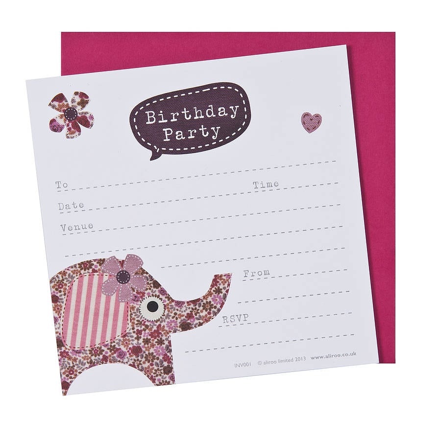 Cool Girls Birthday Party Invitations As Birthday Invitation