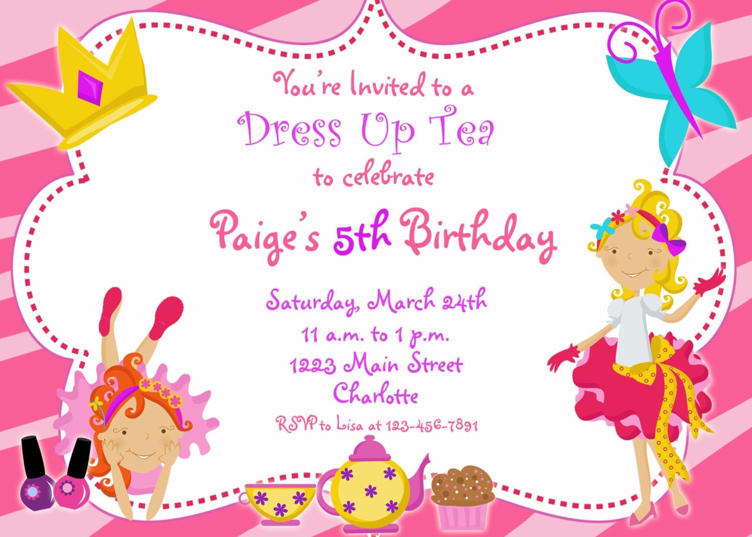 Dress Up Party Invitations