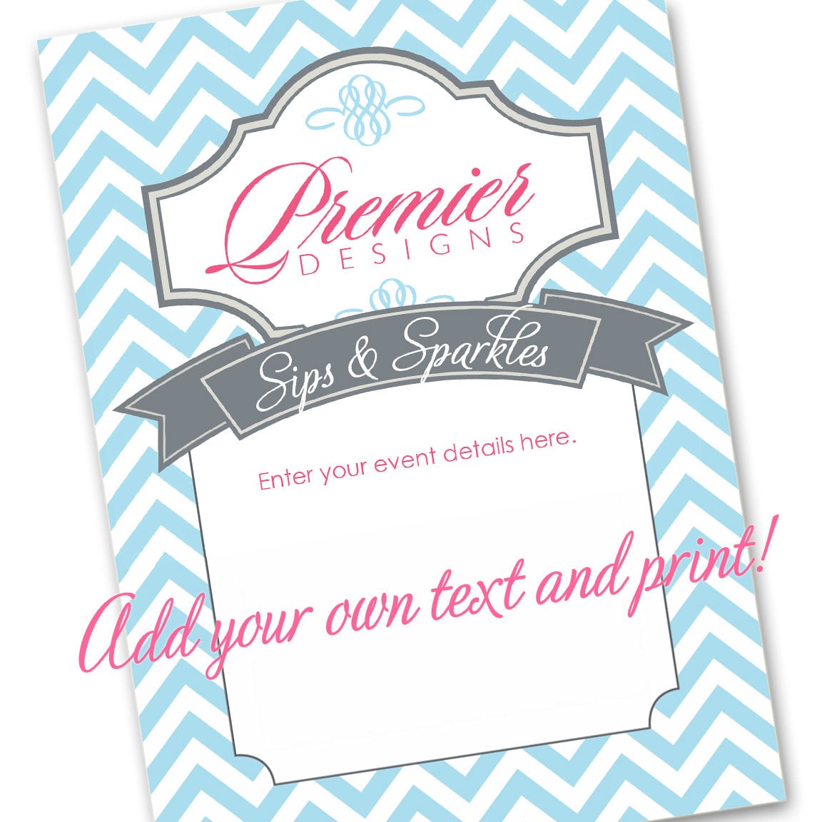 Editable Premier Designs Jewelry Party Invitation Download