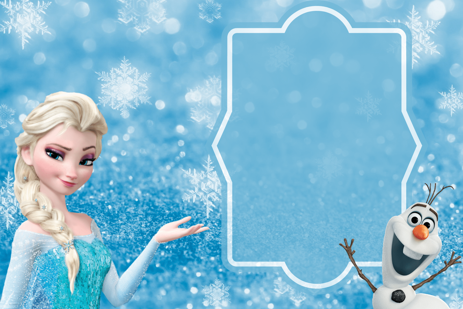 Frozen Birthday Party Invitation